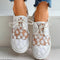 Ortopédico Zapato elegante y vaporoso con motivo floral - Arabella