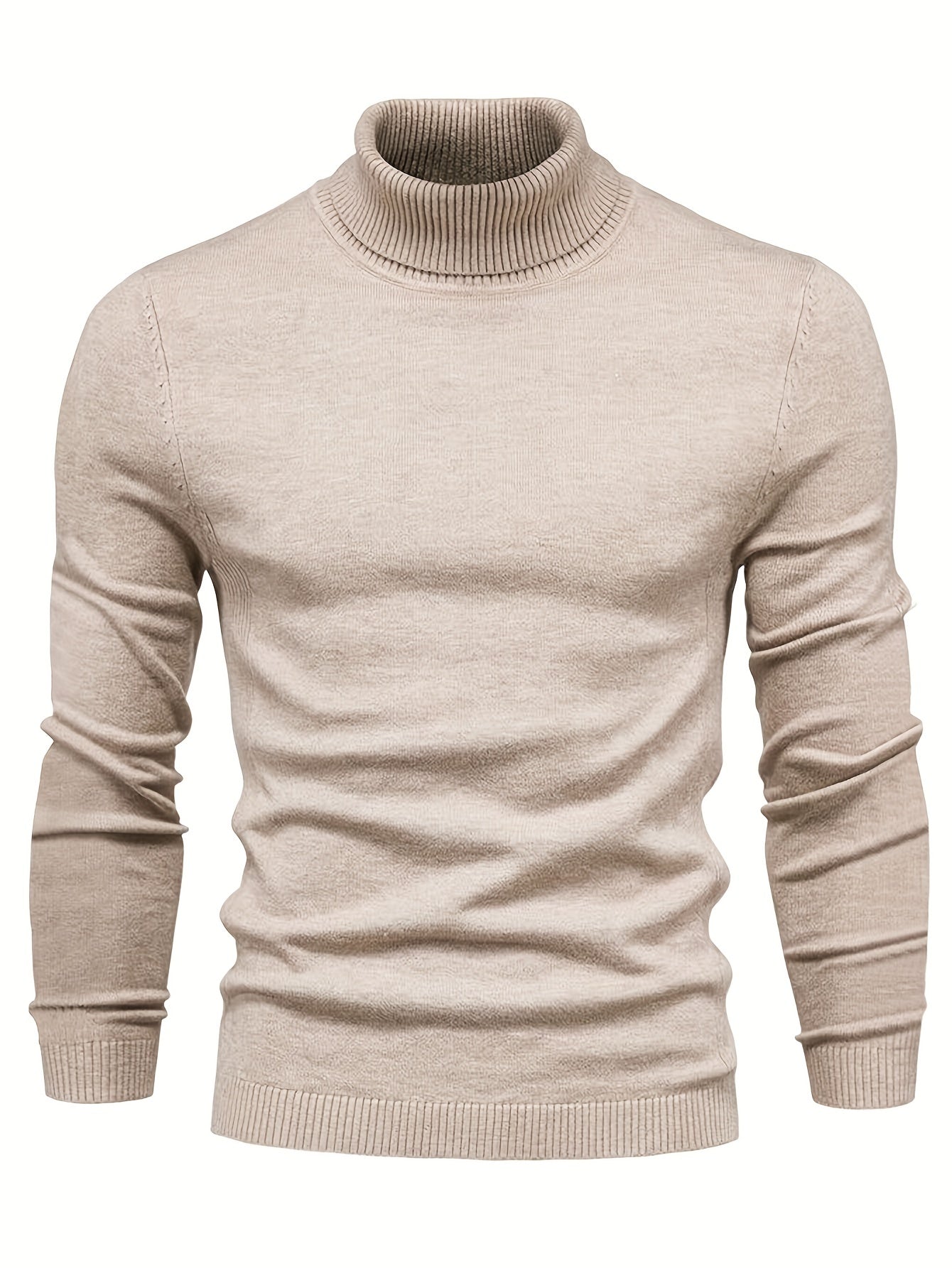 Jersey de pescoço alto - confortável e elegante para dias frios