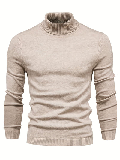 Jersey de pescoço alto - confortável e elegante para dias frios