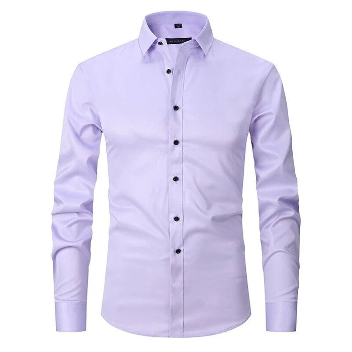 Lucas - camisa elástica resistente a rugas