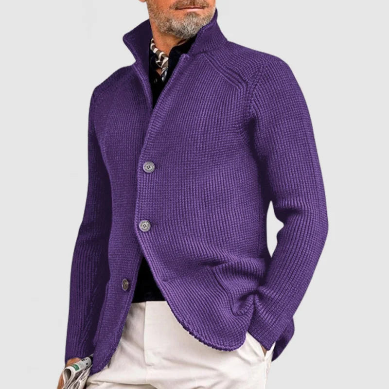 Ramon - jaqueta de tricô elegante com homem para homens