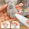Cortador à prova d'água para cães e gatos com luz LED e lâmina de aço inoxidável largo