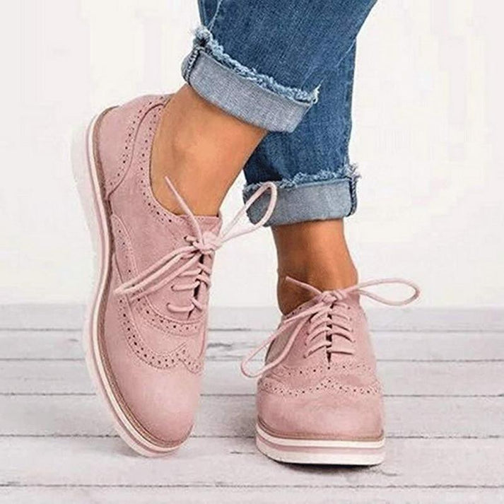 Jenni - elegantes zapatos de piel con cordones