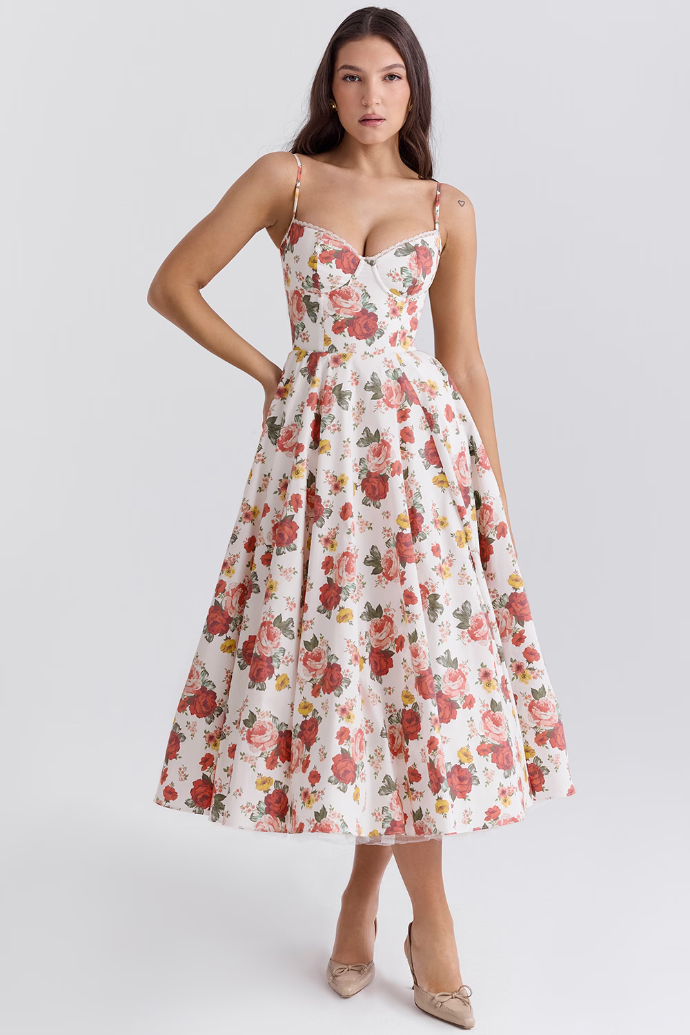 Sophie | Vestido de moldagem de luxo maxi