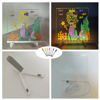 Bloc de notas LED con colores