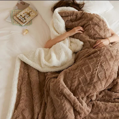 Pão quente de inverno para frio - noites grossas, macias e elegantes para o quarto e sofá