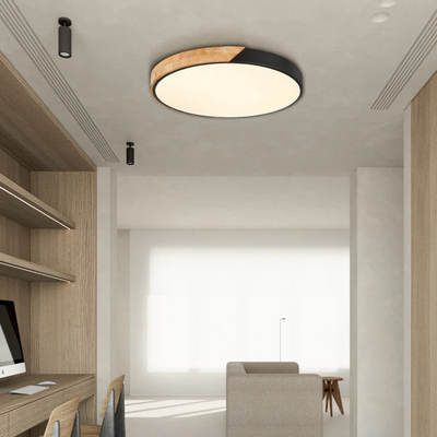 Delos - Lâmpada LED de LED de madeira escandinava