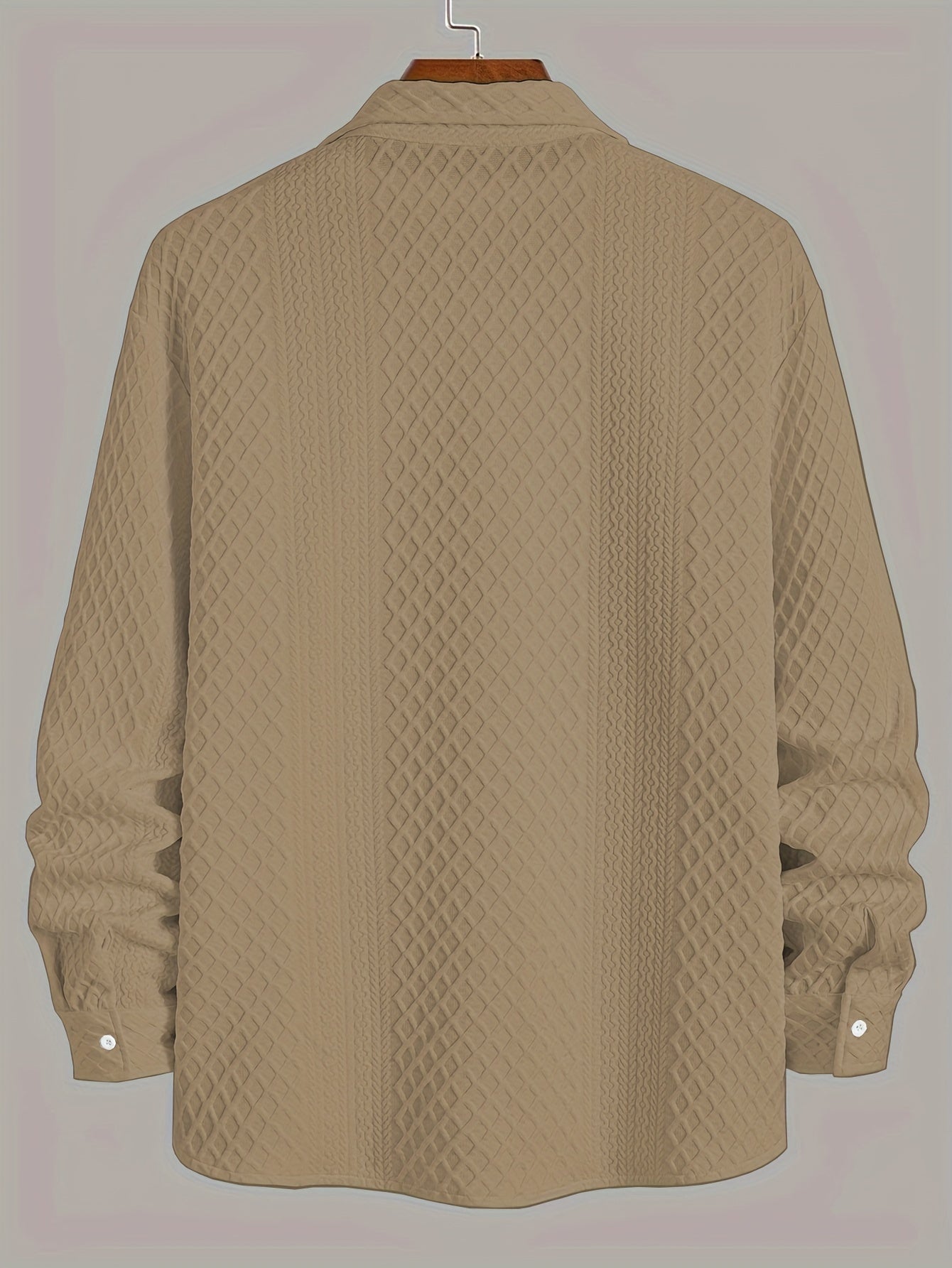 Camisa de homem de malha elástica: conforto moderno com um toque clássico