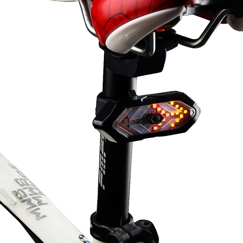 Wireless rear light with flashing