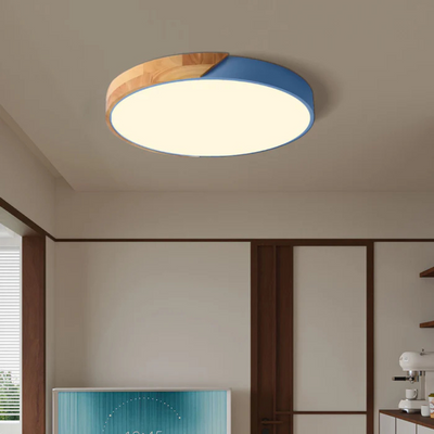 Delos - Lâmpada LED de LED de madeira escandinava