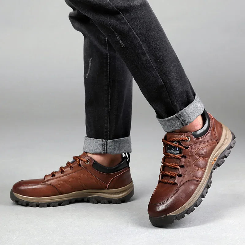 Sapatos ortopédicos para exteriores para homem