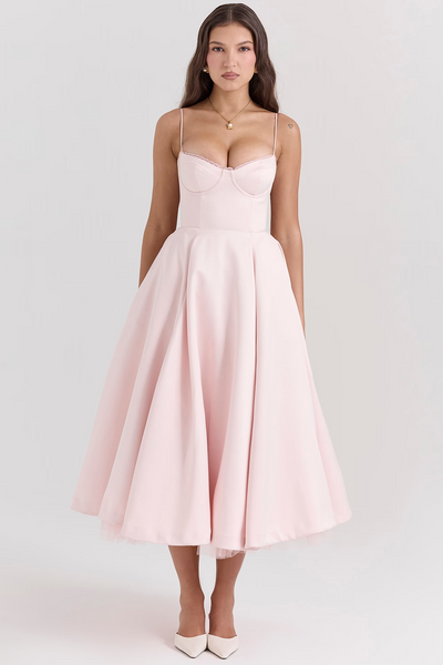 Sophie | Vestido de moldagem de luxo maxi