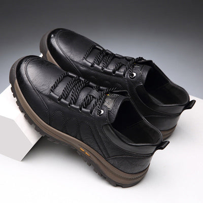 Sapatos ortopédicos de couro para homem