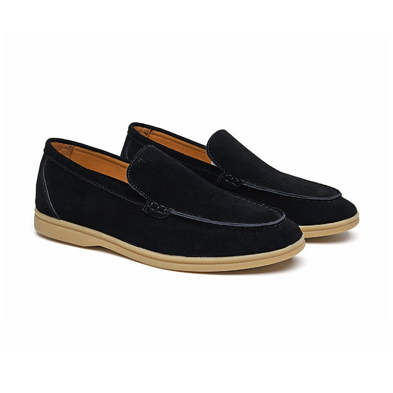 Mocassins exclusivos de camurça para o estilo de Milano