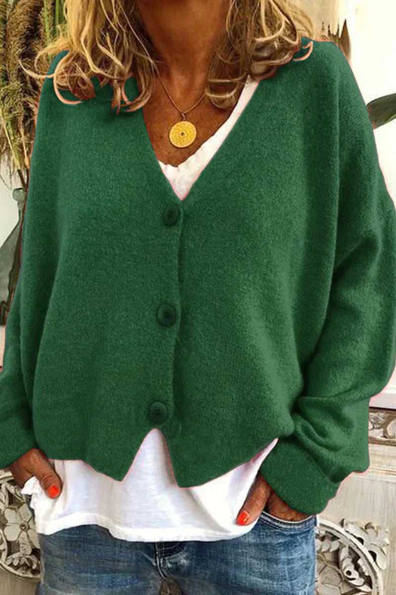 Chaqueta de punto Gezellige Patchwork Gebreide para mujer