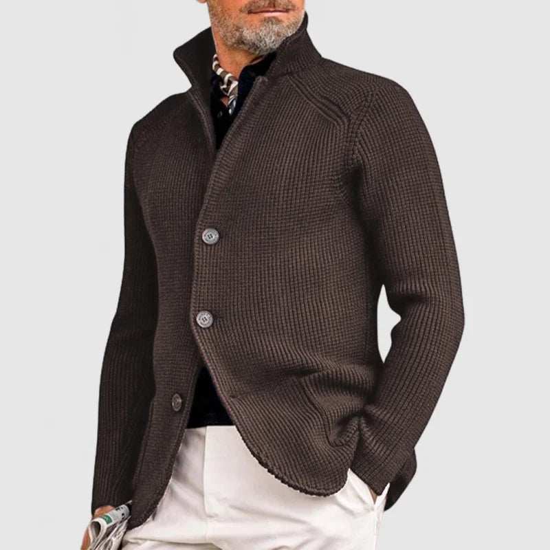 Ramon - jaqueta de tricô elegante com homem para homens