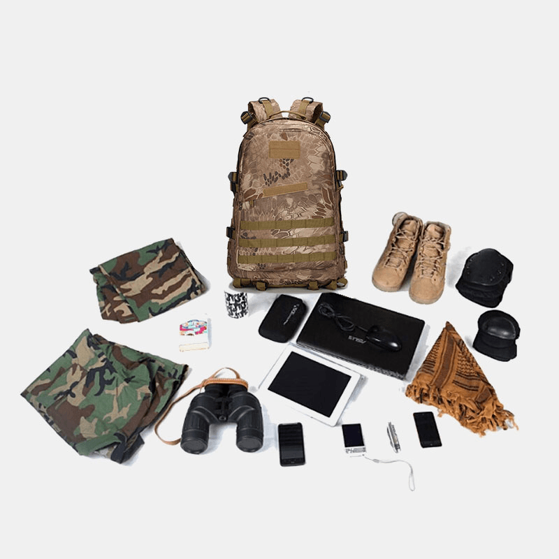 30l Backpack tático impermeável - Mochila de camuflagem