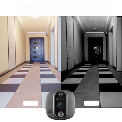 Viziobell | Câmera Wi -fi Timbre com um ângulo de 120 °, visão noturna e áudio bidirecional - segurança doméstica inteligente