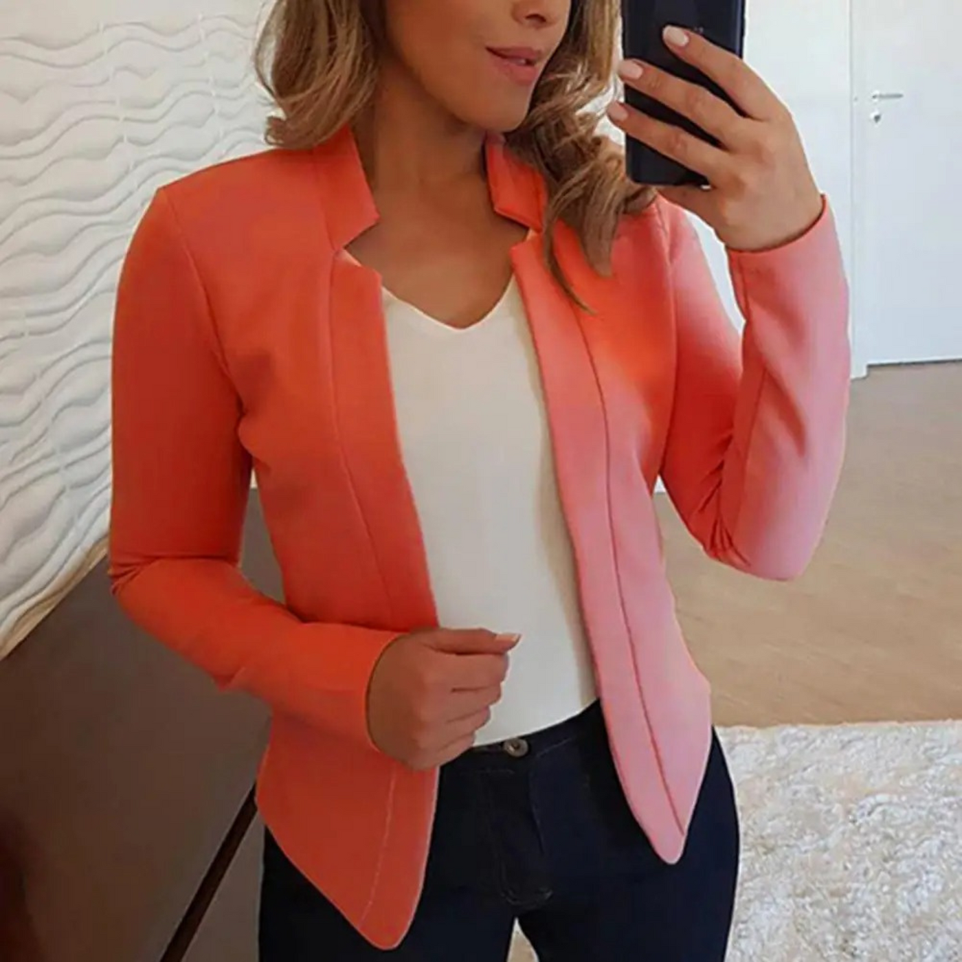 Trabalho feminino Blazer