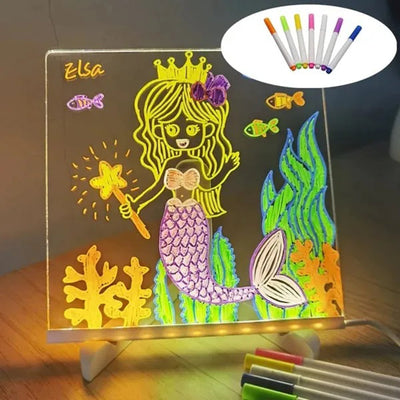 Bloc de notas LED con colores