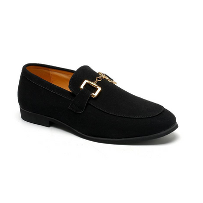 Mocassins de camurça de luxo para homens
