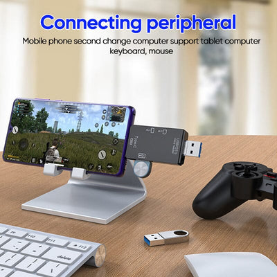 Snapbit | Leitor de cartões multifuncionais - transferência rápida de dados para telefones celulares e laptops