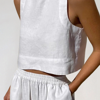 Linen Summer Set para mulheres