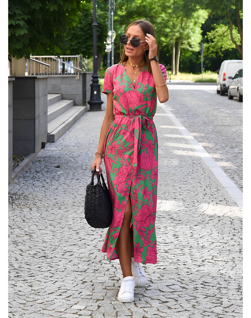 Vestido Anna con estampado floral primavera/verano