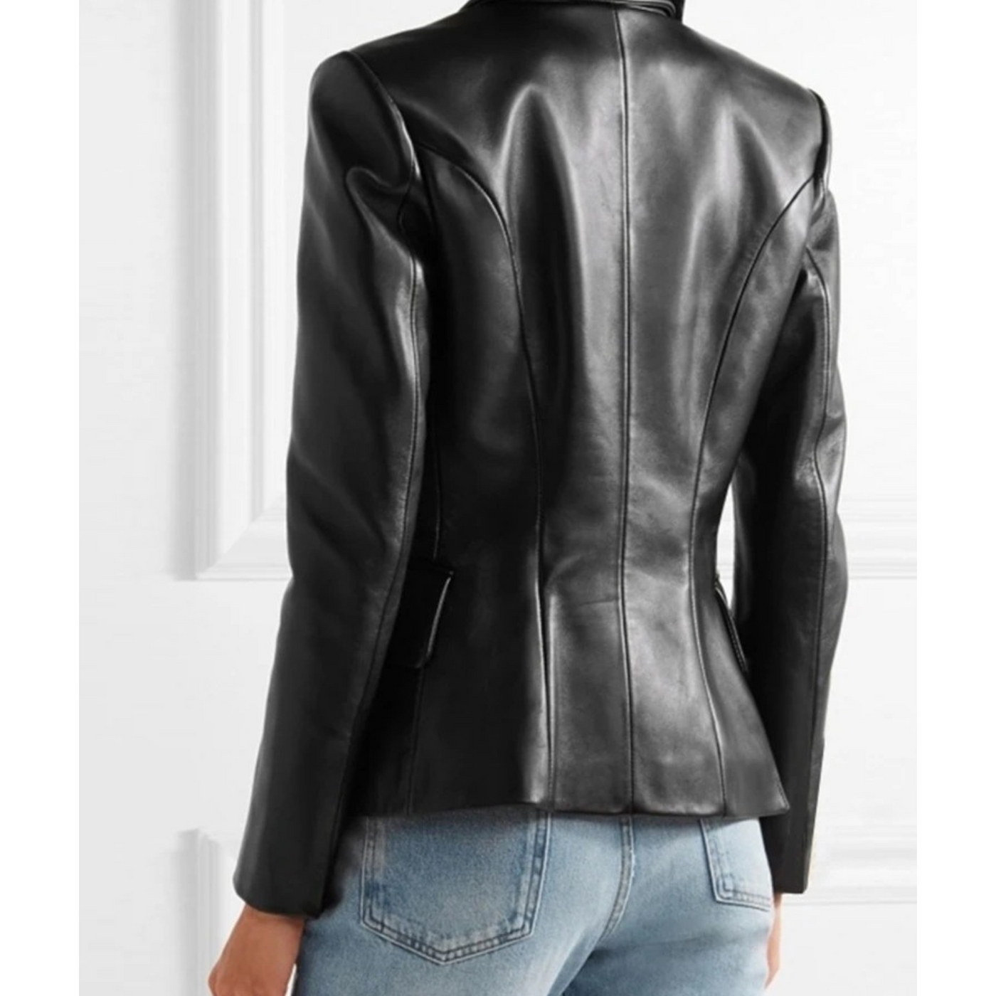 Blazer cruzado de Polielly para mulheres