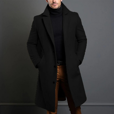 Wim | Elegante gabardina larga para el otoño