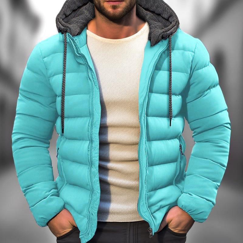 Jaqueta com capuz masculino