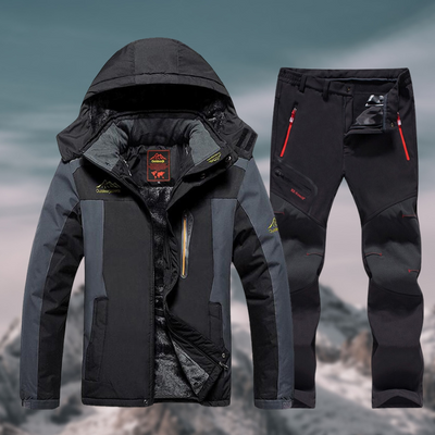 Conjunto ao ar livre para resistência à prova d'água e de inverno - jaqueta e calça