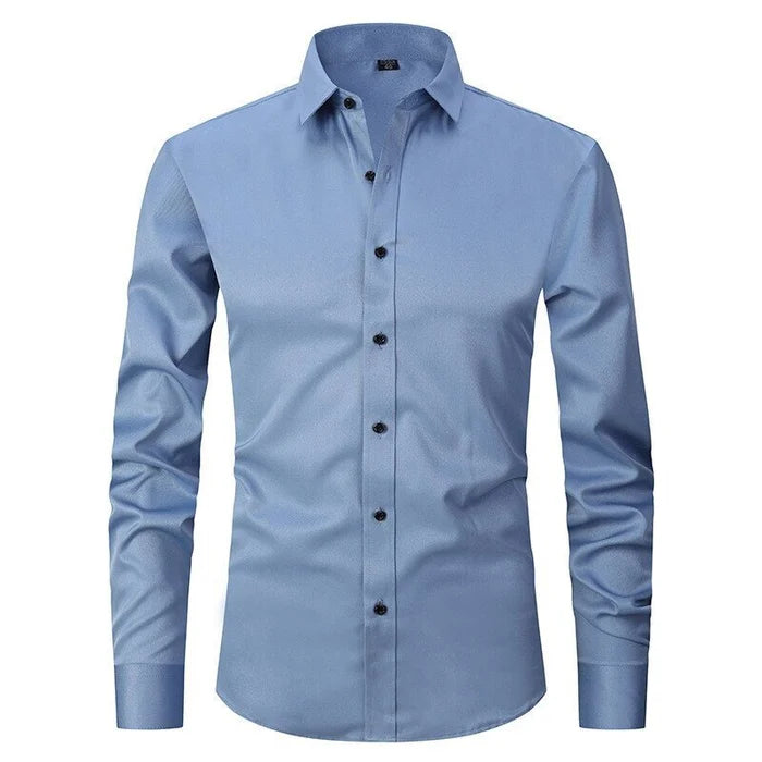 Lucas - camisa elástica resistente a rugas