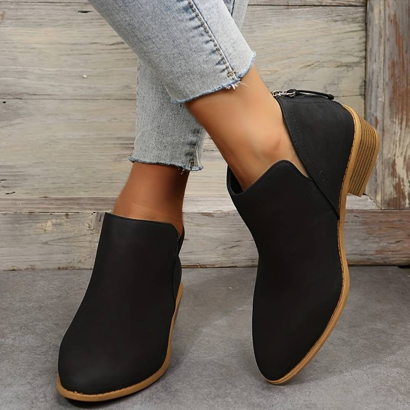 Botas de tornozelo feminino