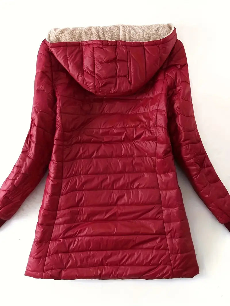 Sophie acolchoada - confortável e elegante para dias frios
