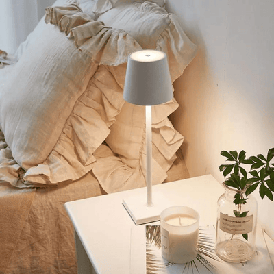 Lâmpada led tátil portátil