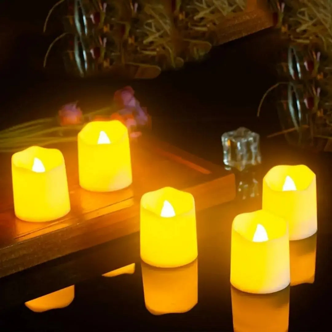 Vela de chá LED sem chama – Vela de desejo criativa