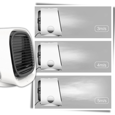 Mini USB Air Cooler - Fan pessoal compacto
