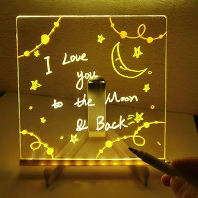 Bloc de notas LED con colores