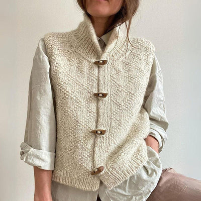 Evy - Cardigan de lã elegante com botões