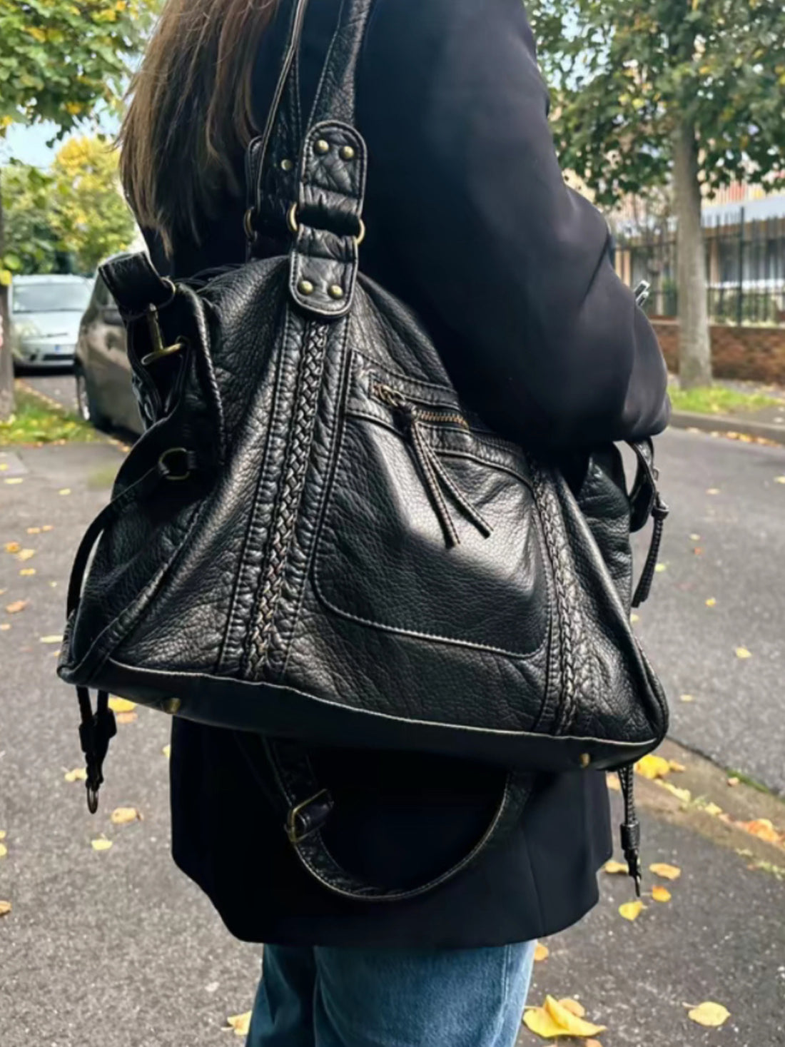 Adriana Bandolera Bag - Saco de bandolera elegante e prático para mulheres