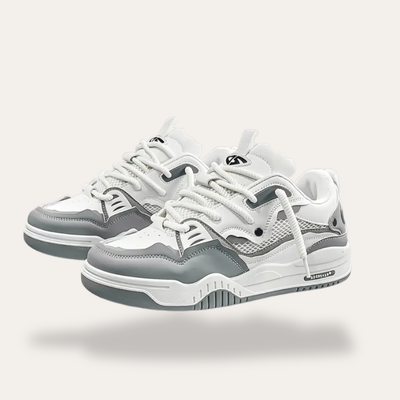 Chaussures orthopédiques avec lacets blancs pour homme