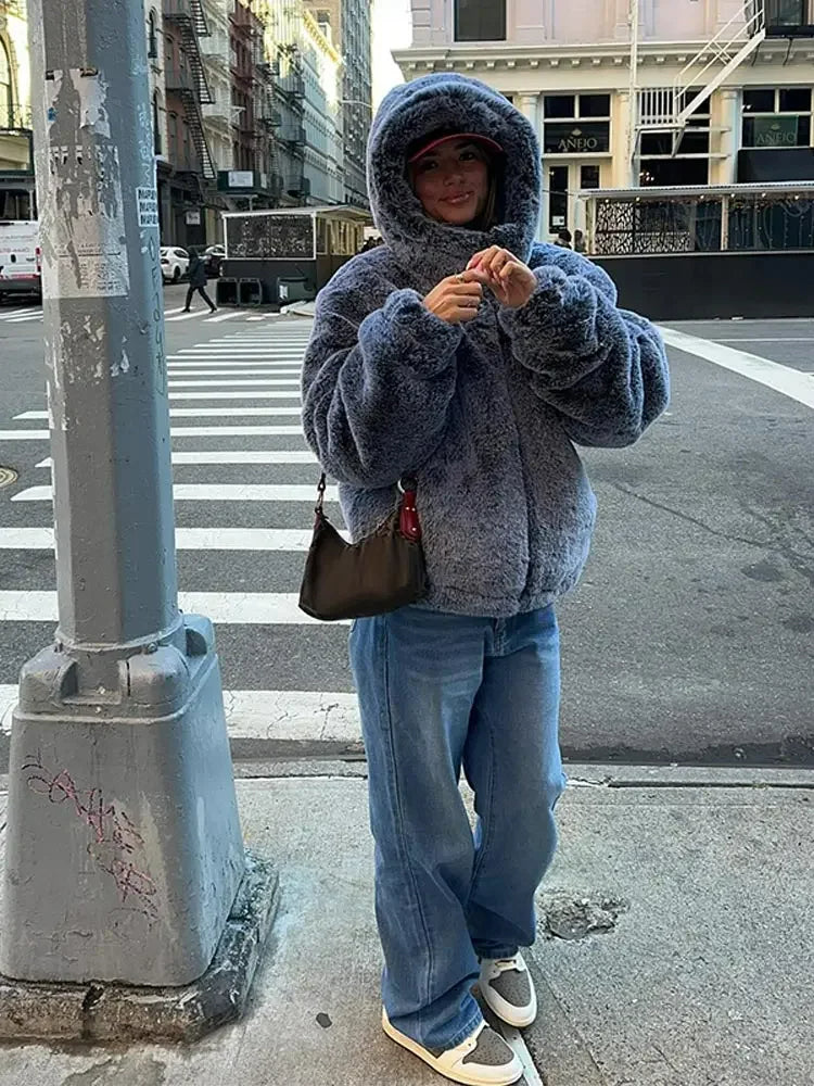 Pelodolce - casaco de inverno unissex de pelúcia