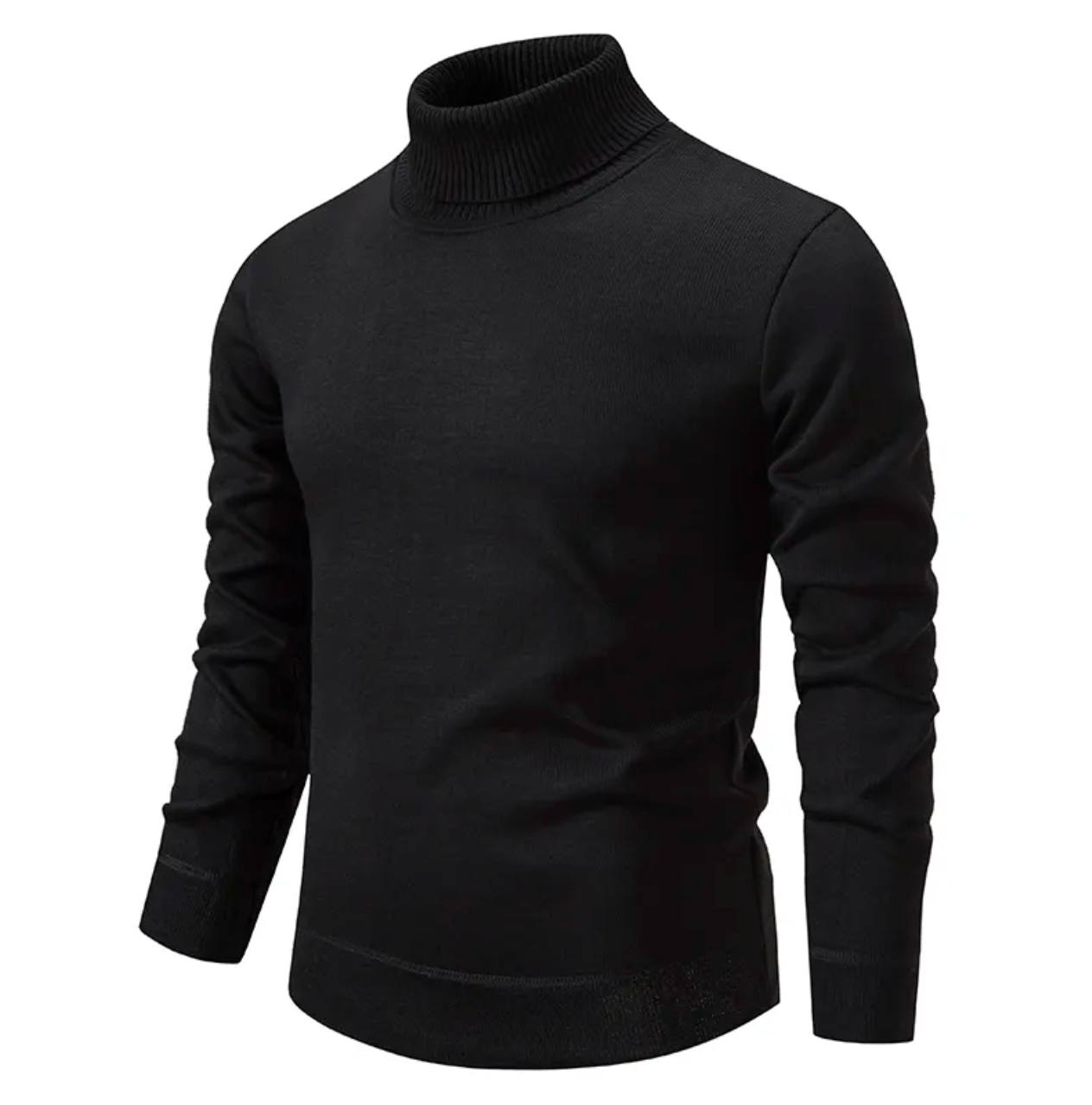 Pescoço de lã macia alta para homens