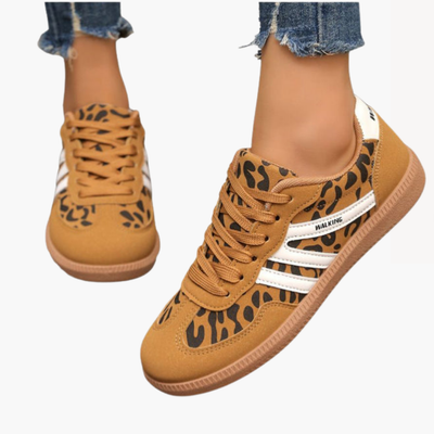 Zapatillas retro ortopédicas de mujer con cordones