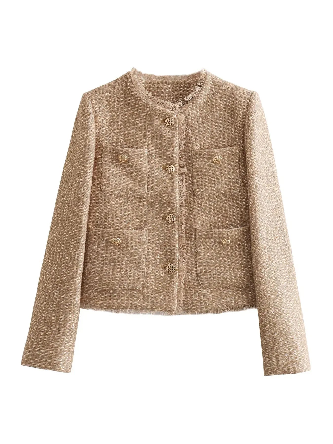 Sarah - Tweed Cardigan
