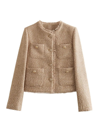Sarah - Tweed Cardigan