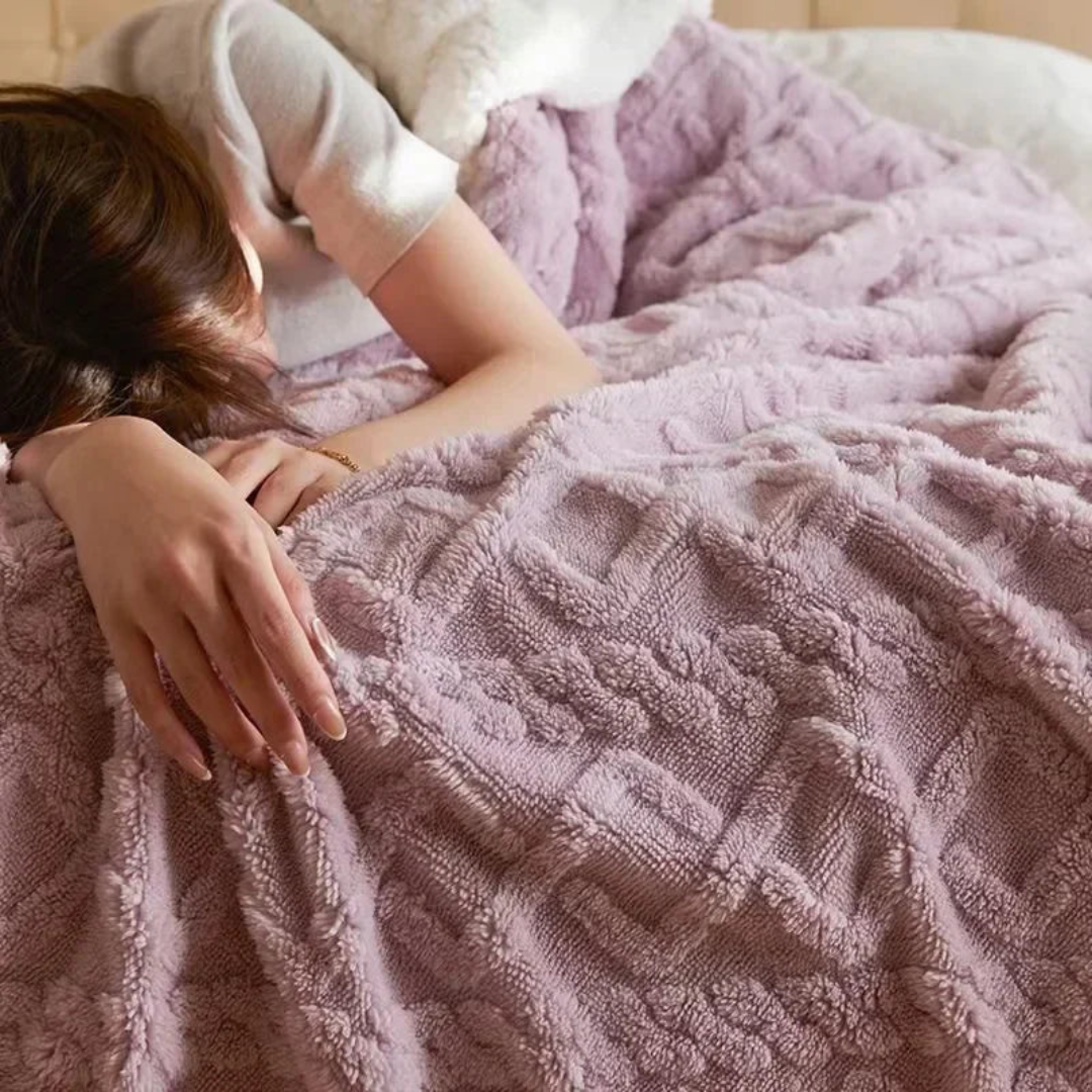 Pão quente de inverno para frio - noites grossas, macias e elegantes para o quarto e sofá