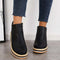 Botins de mulher com fecho e plataforma