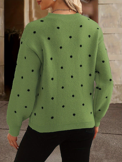 Jersey à pois Zara - Décontracté et élégant pour femme en automne et hiver
